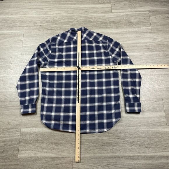 Chubbies Shirt Mens Large Blue The Nutter Plaid Casual Buttons - Picture 8 of 11